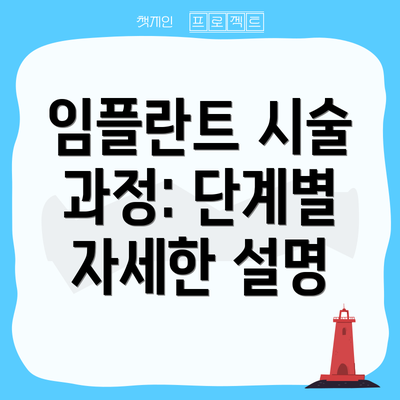 임플란트 시술 과정: 단계별 자세한 설명