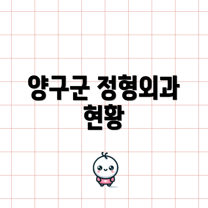 양구군 정형외과 현황