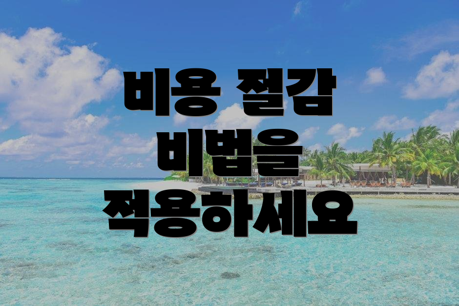 비용 절감 비법을 적용하세요