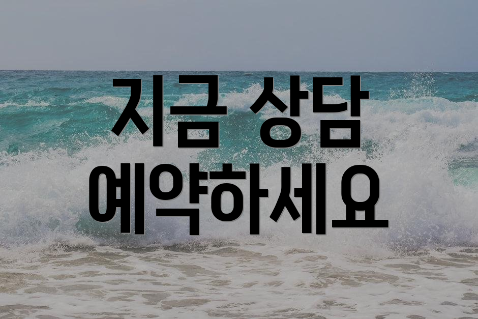지금 상담 예약하세요
