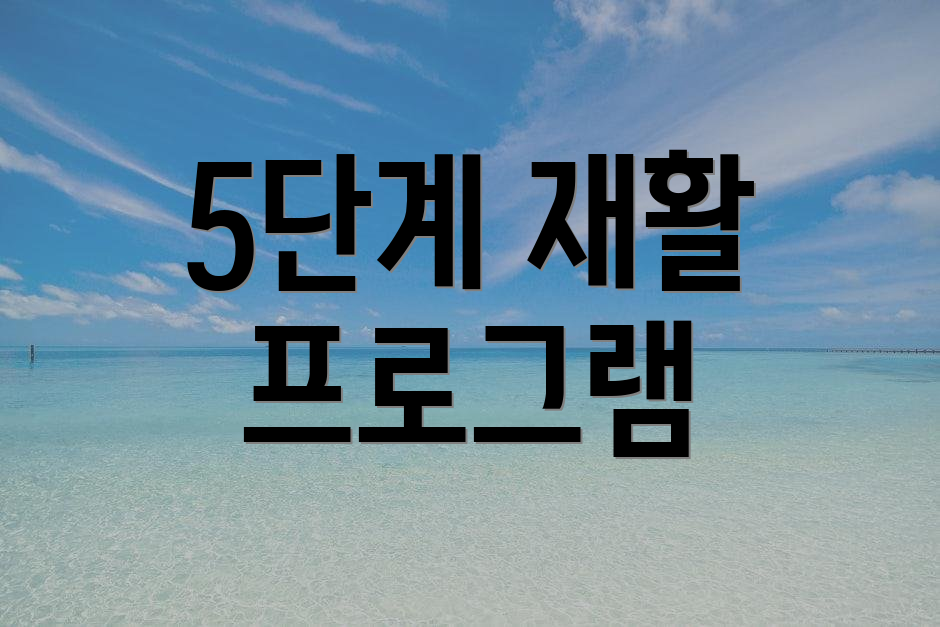 5단계 재활 프로그램