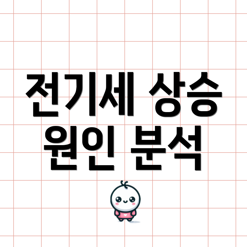 전기세 상승 원인 분석