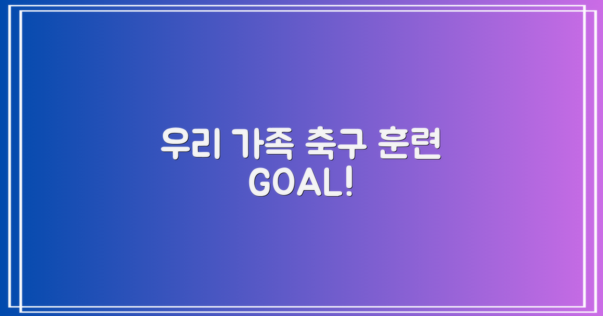 4인 가족 축구에 적합