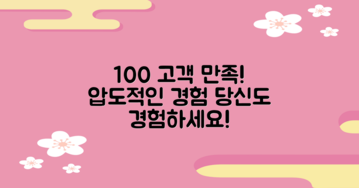 99% 사용자 만족도