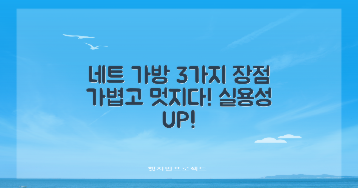 3가지 네트 가방 장점
