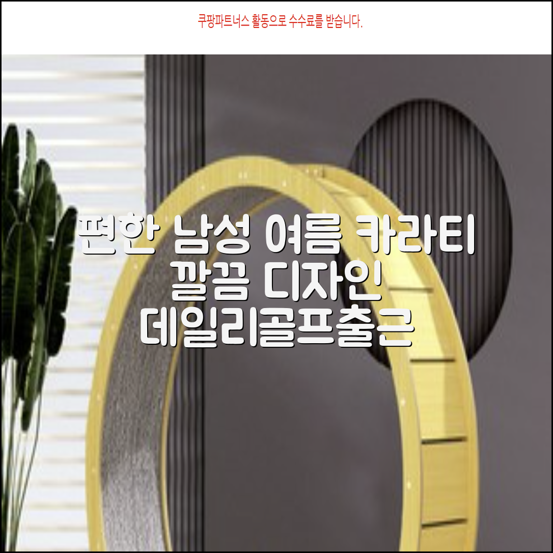 자체제작 남성 여름 편한 카라 반팔티 깔끔한 디자인 다용도 티셔츠 골프 나들이 일상 출근복 추천 리뷰