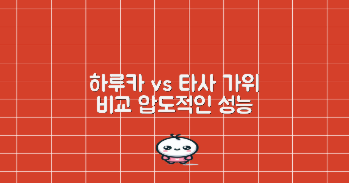 하루카 vs 타사 가위