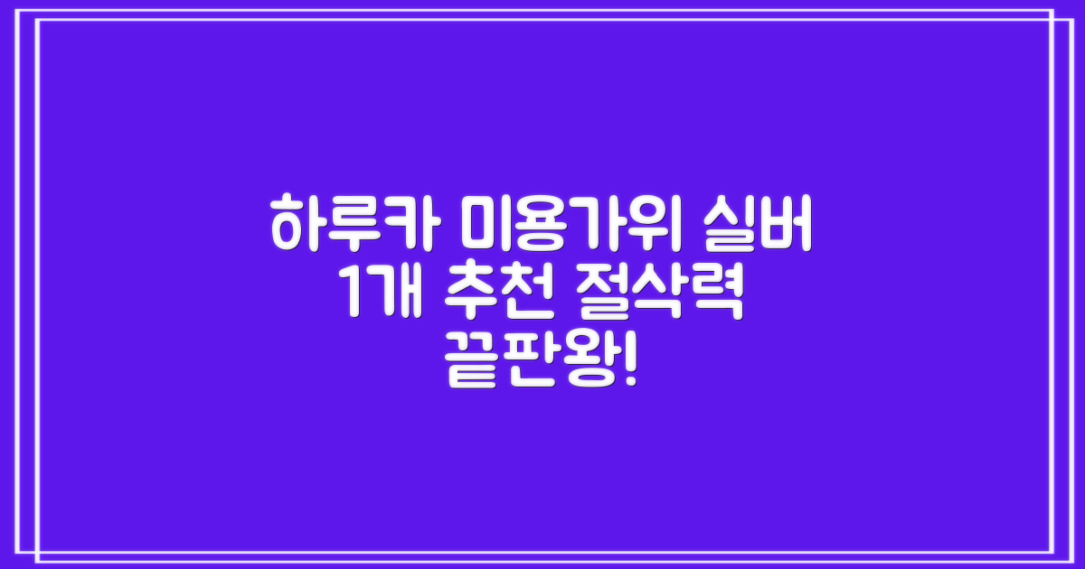 하루카 미용가위 세트, 실버, 1개 추천 리뷰