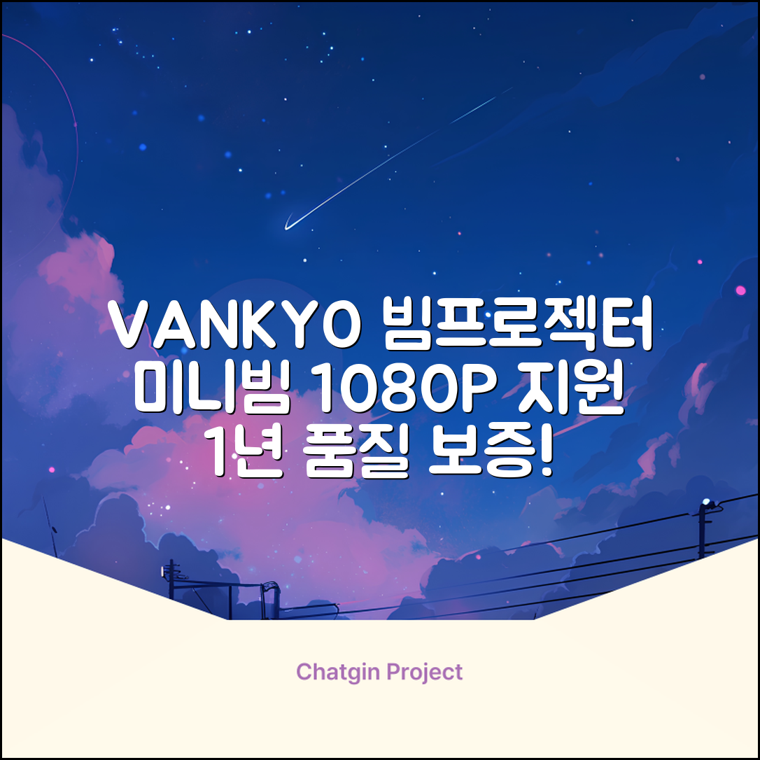 VANKYO Leisure 200 빔프로젝터 초소형 미니빔 1080P 지원 품질보증 1년 추천 리뷰