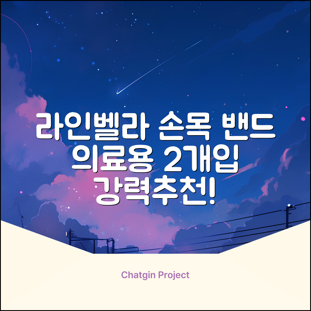 라인벨라 의료용 손목 압박용 밴드 블랙, 2개 추천 리뷰