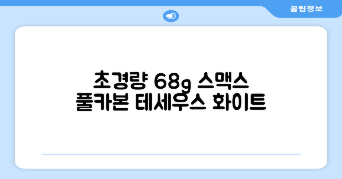 스맥스코리아 풀카본 초경량 배드민턴 라켓 68g, 테세우스 화이트, 1개 추천 리뷰