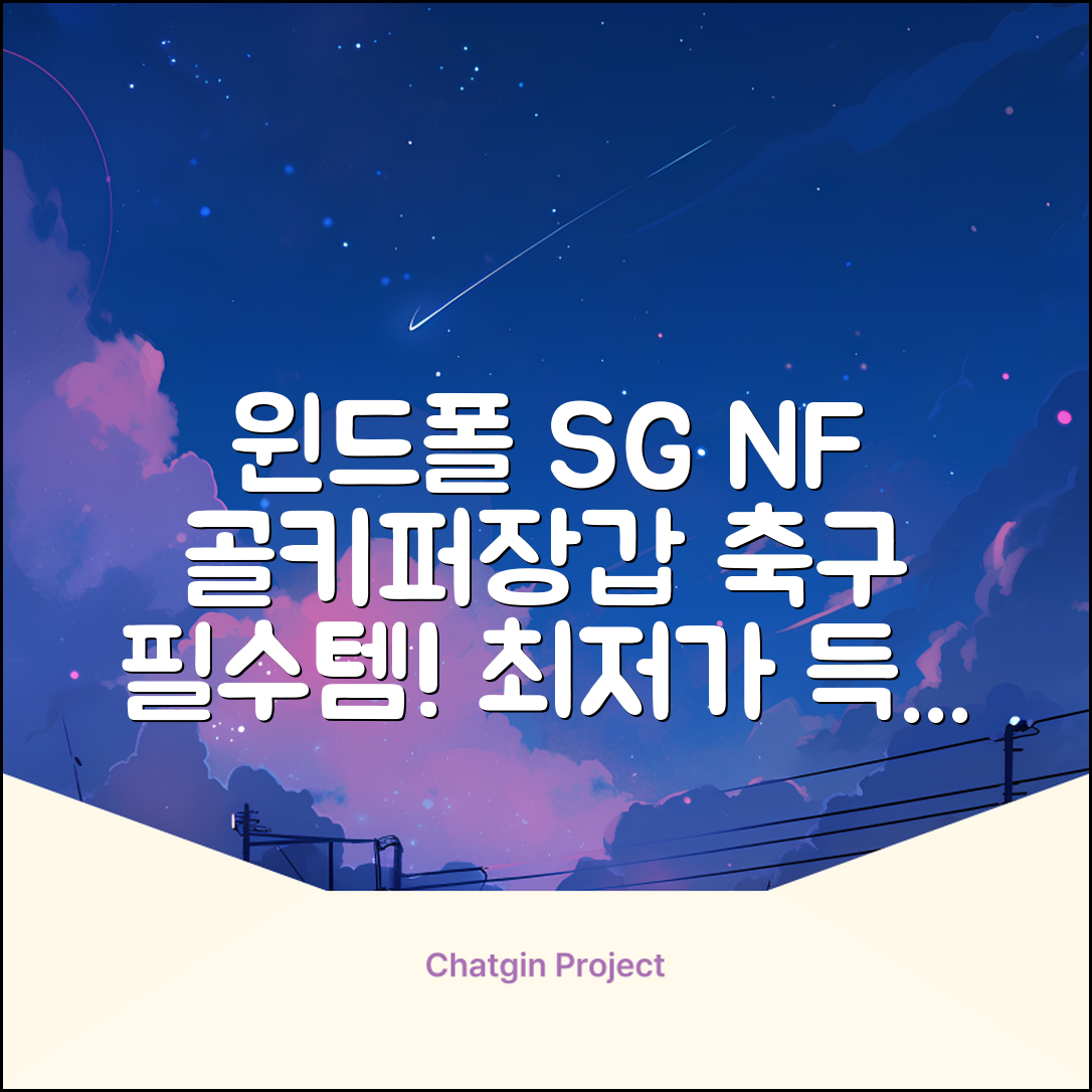 윈드폴스포츠 SG NF 축구 골키퍼장갑 5호-10호, 윈드폴스포츠 SG NF 골키퍼장갑 화이트 블랙, 1개 추천 리뷰