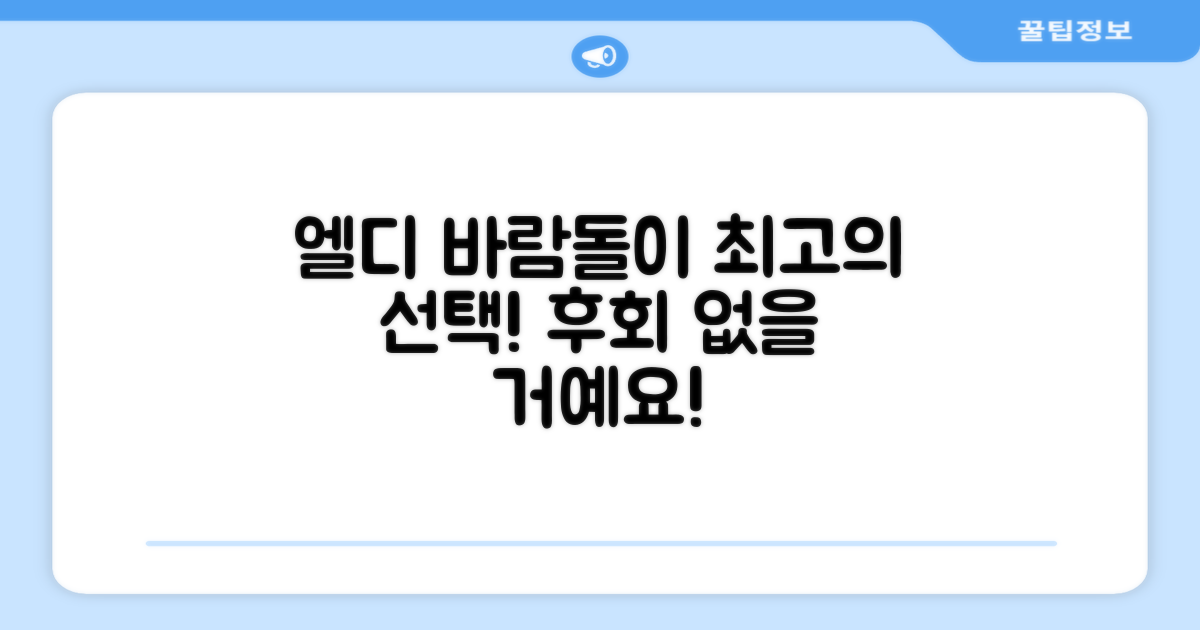 엘디 바람돌이, 최고의 선택입니다!