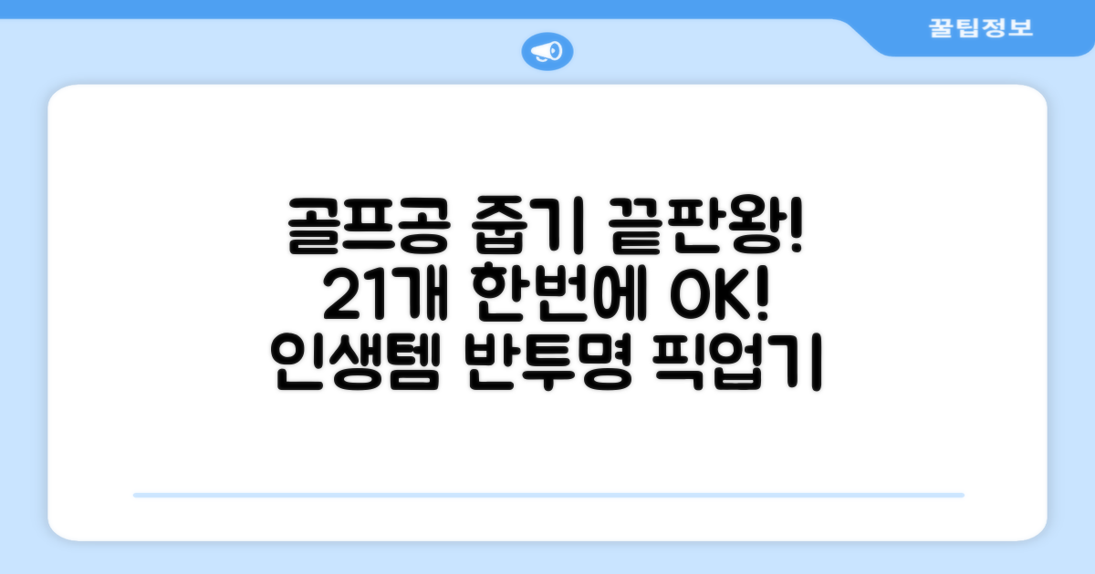 골프공 픽업기 줍기 회수기 수집기 수거기 공21개, 반투명, 1개 추천 리뷰