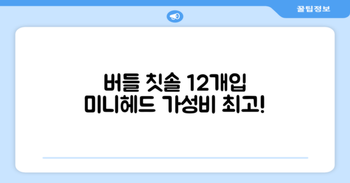 닥터버들 미니헤드 칫솔 세트, 12개입, 1개 추천 리뷰