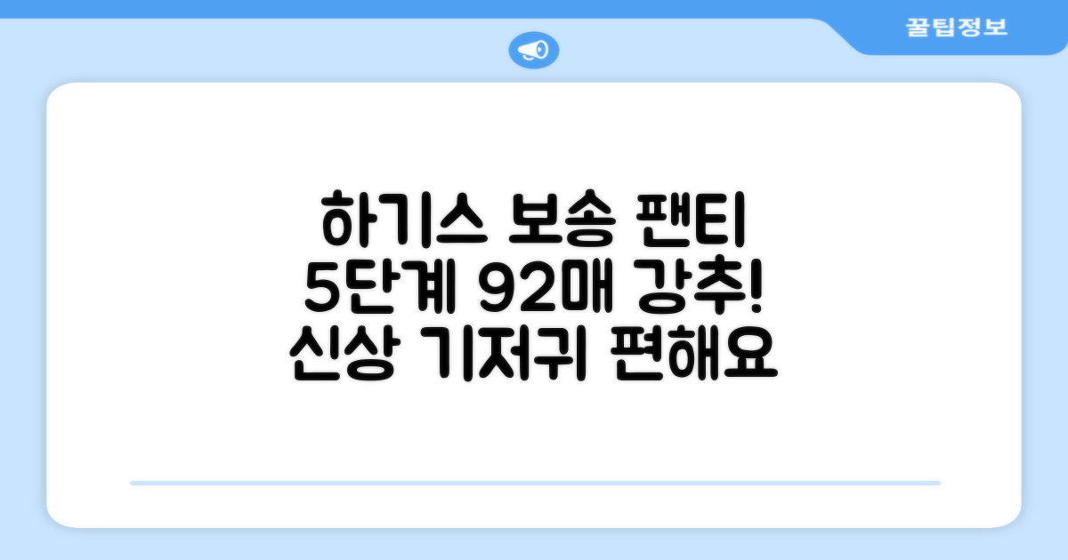 하기스 NEW 보송보송 팬티형 기저귀 공용, 5단계, 92매 추천 리뷰