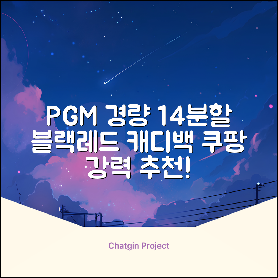 피지엠코리아 PGM 경량 14분할 골프백 스탠드백 캐디백, 블랙레드 추천 리뷰