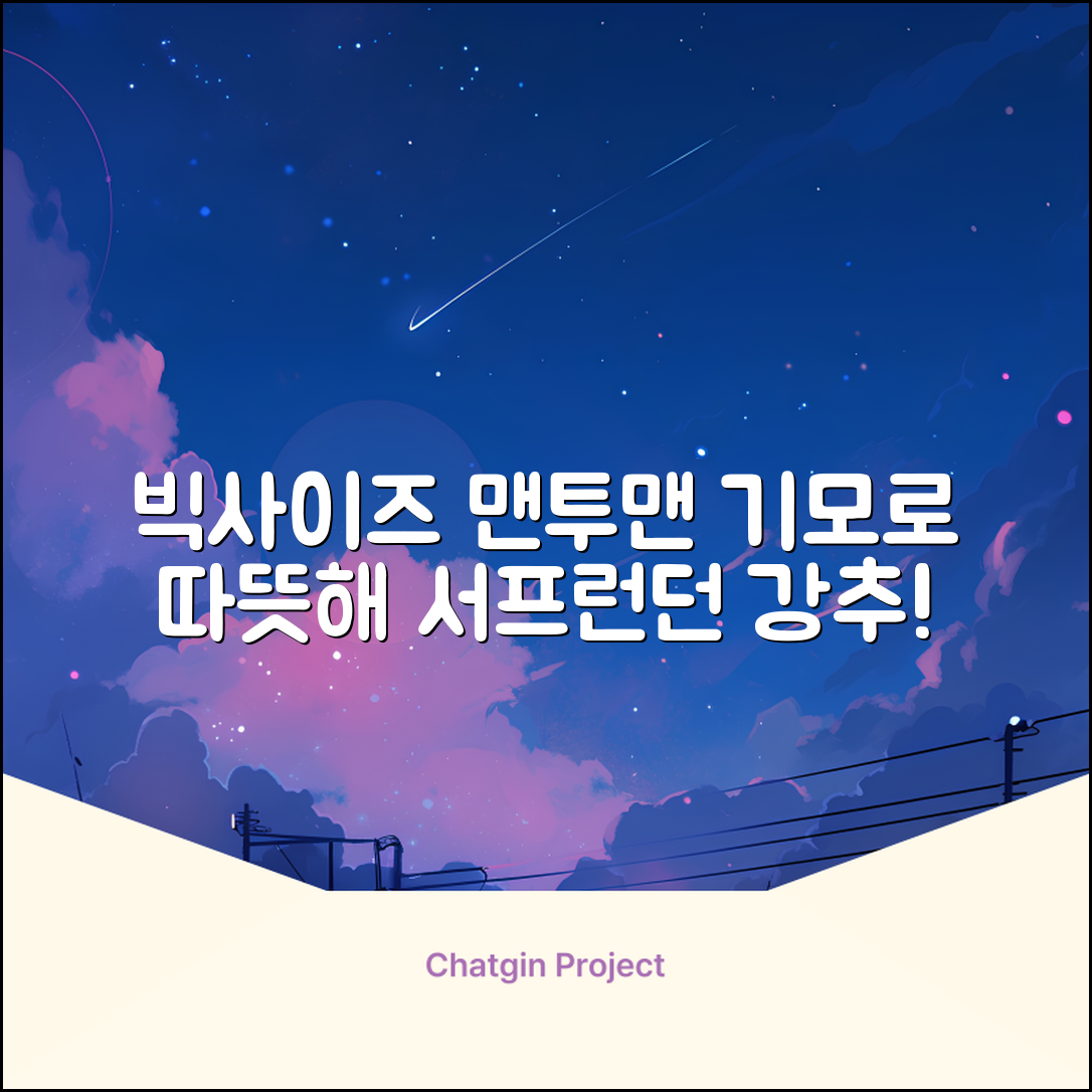 서프런던 문더베어 오버핏 빅사이즈 기모 맨투맨 ZAMD_0012 추천 리뷰